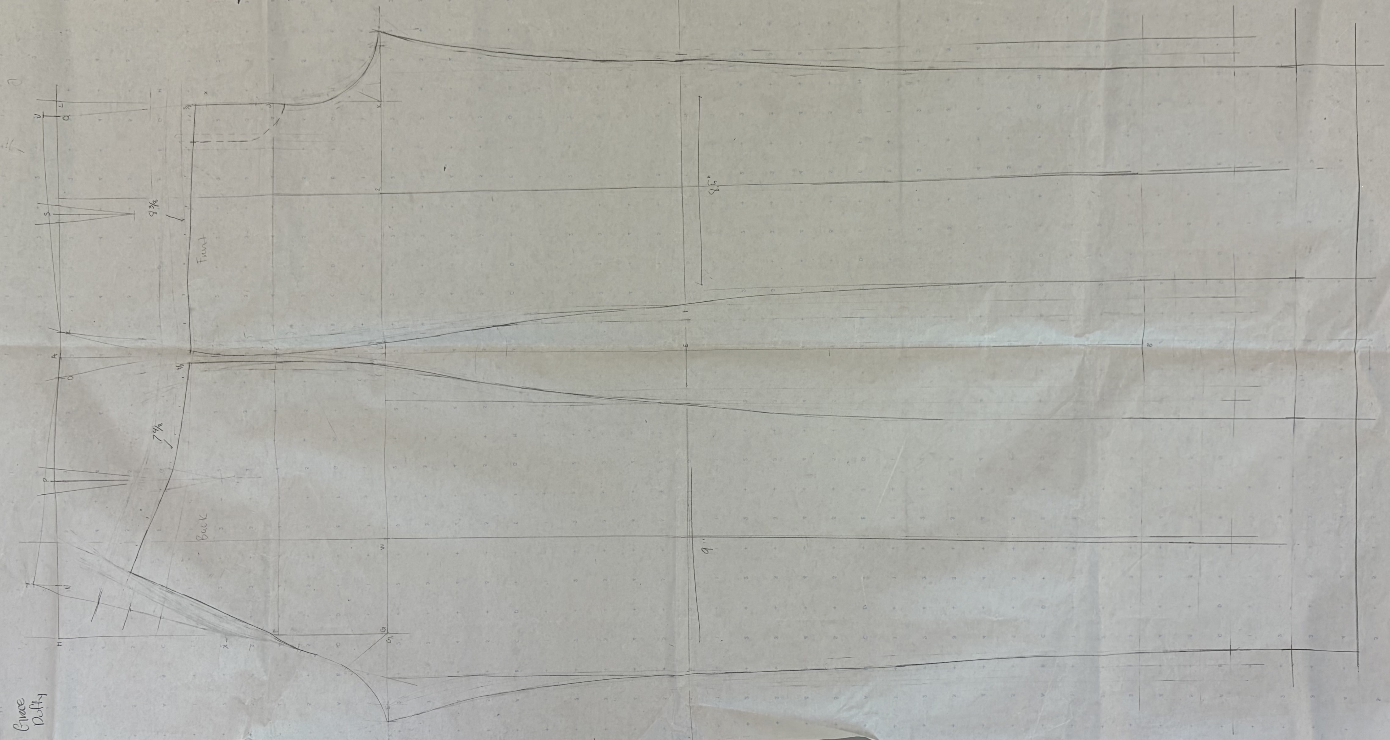 Custom Pant Pattern Draft