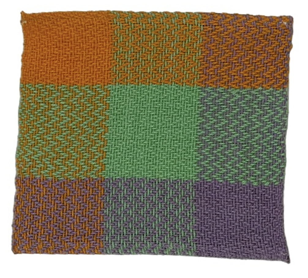 9 Color Theory Weaving Samples