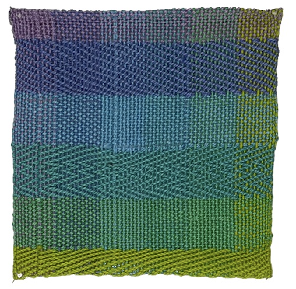 9 Color Theory Weaving Samples